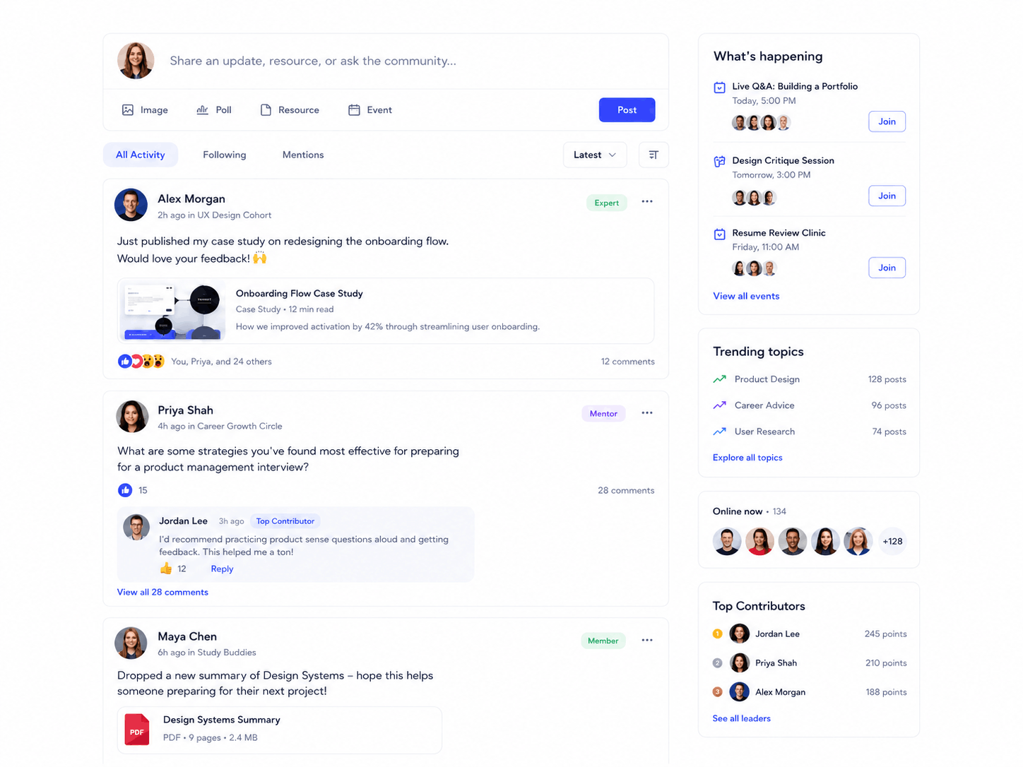 CircleKit activity feed