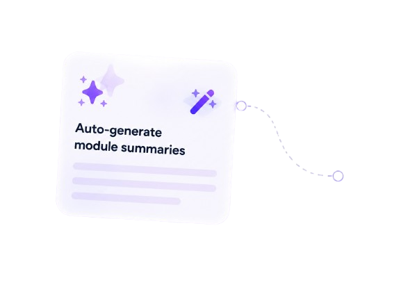 Auto-generate module summaries