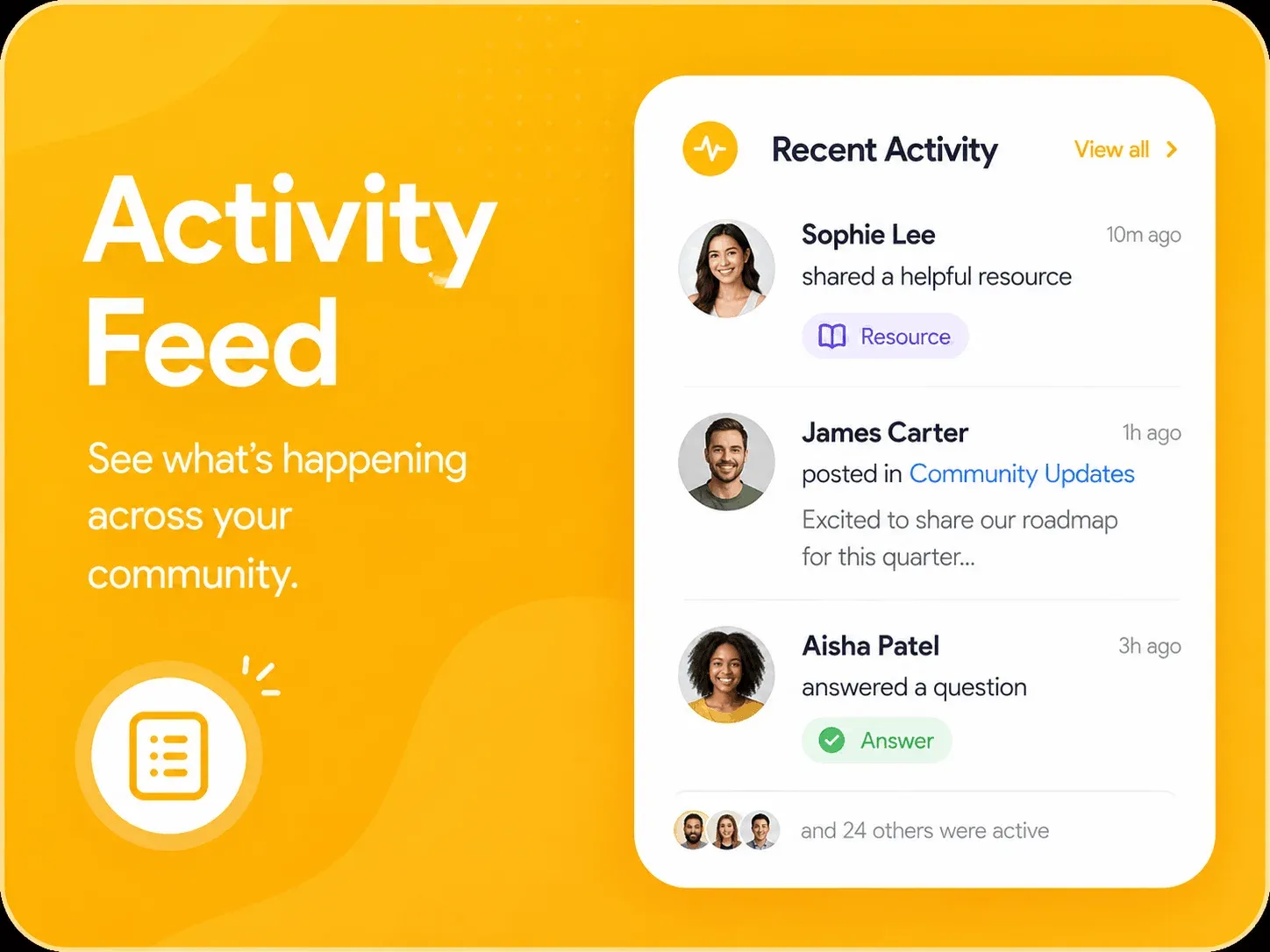 CircleKit activity feed