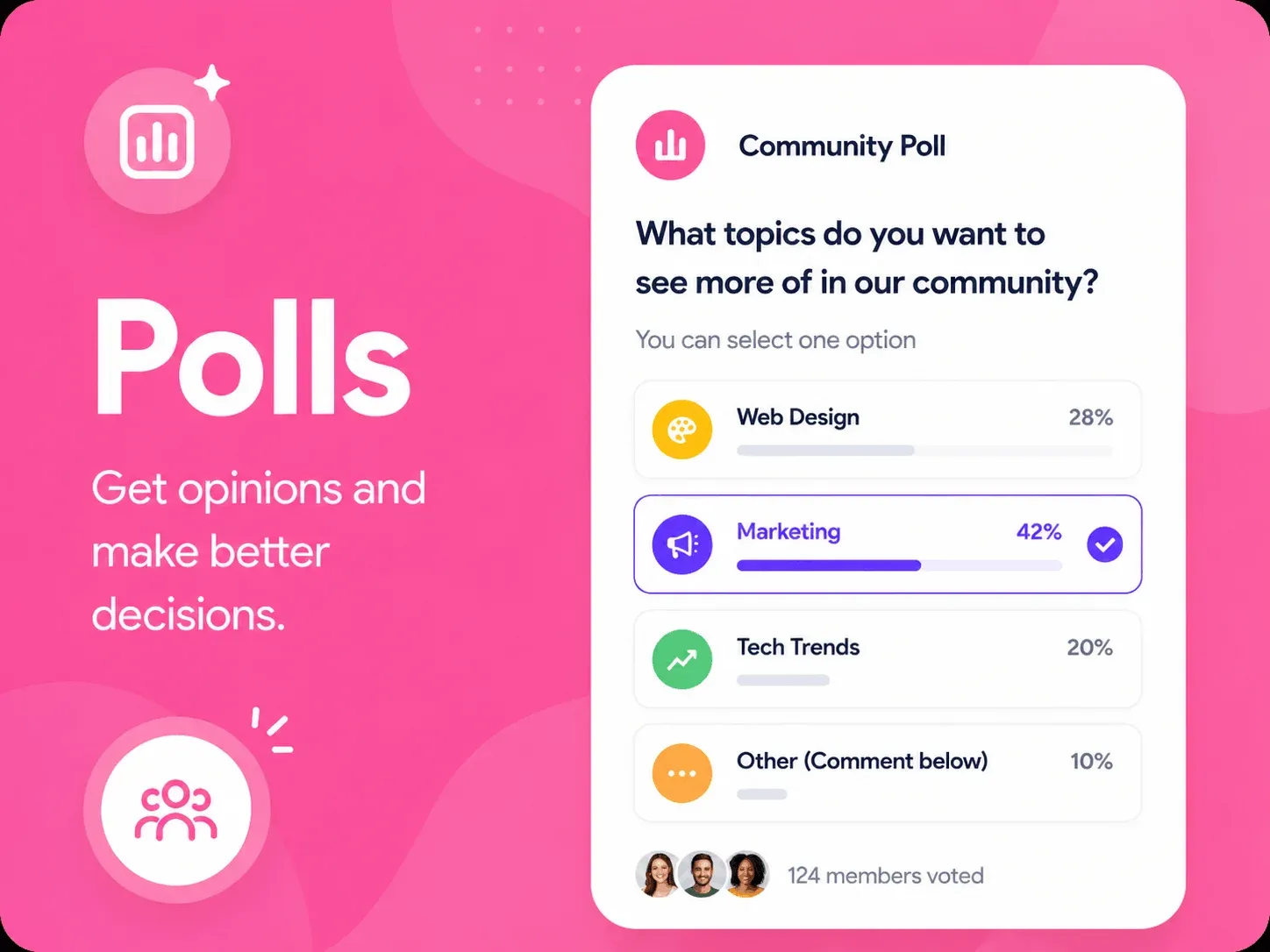 CircleKit polls