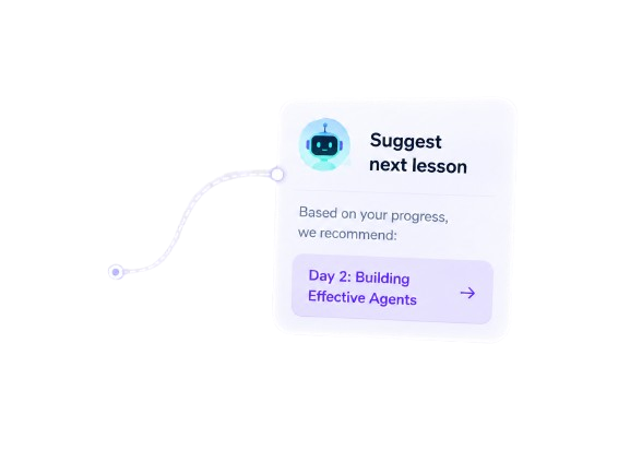 Suggest next lesson